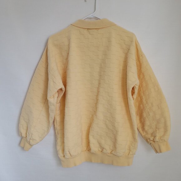 Vintage Cottagecore grandmacore polo Pullover Sweater Carmel by The Sea - Picture 3 of 6